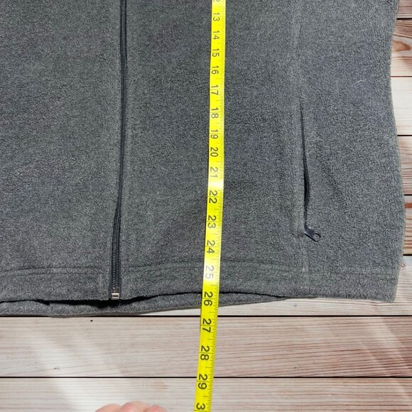 Columbia Fleece Jacket Gray Size 1x - Picture 6 of 8
